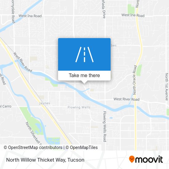 Mapa de North Willow Thicket Way