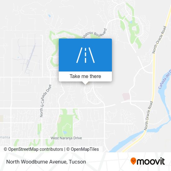 Mapa de North Woodburne Avenue