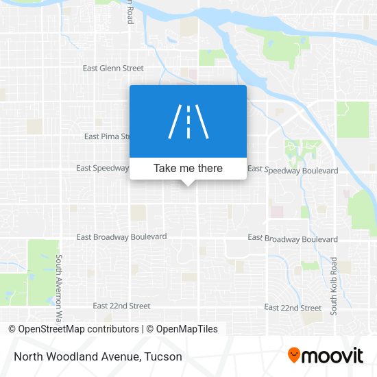 Mapa de North Woodland Avenue