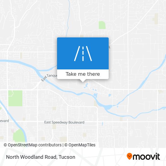 North Woodland Road map