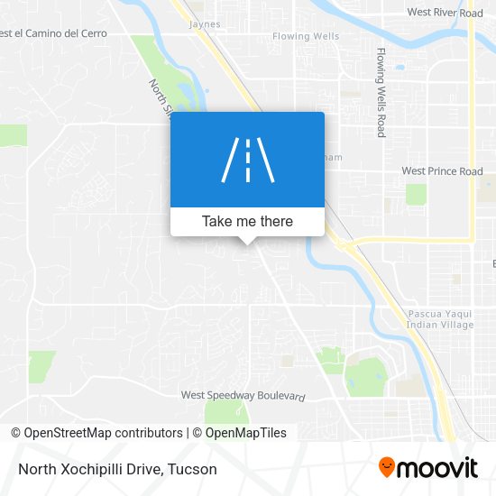 North Xochipilli Drive map