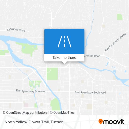 North Yellow Flower Trail map
