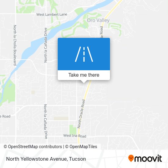 Mapa de North Yellowstone Avenue