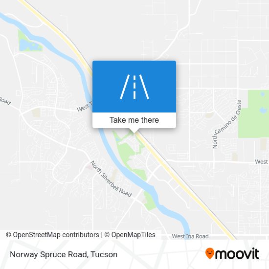 Mapa de Norway Spruce Road