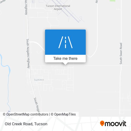 Mapa de Old Creek Road