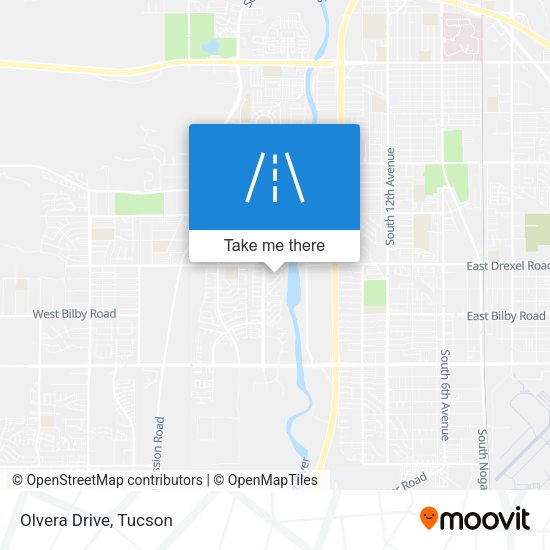 Olvera Drive map