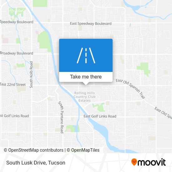 Mapa de South Lusk Drive