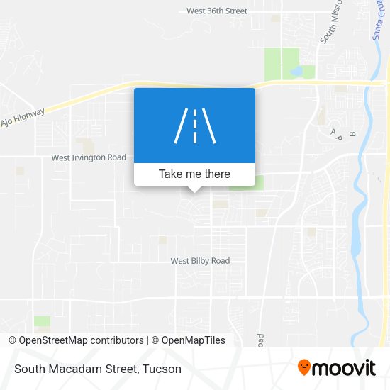 Mapa de South Macadam Street