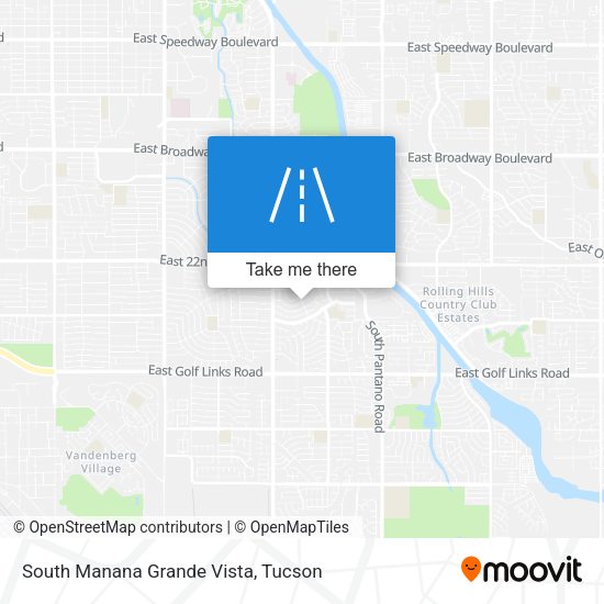 South Manana Grande Vista map