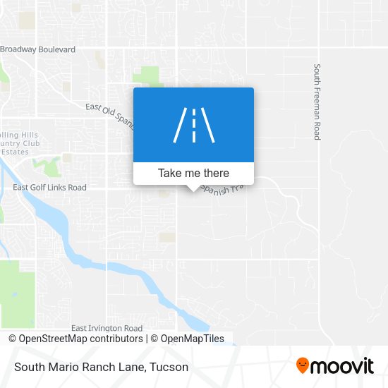 South Mario Ranch Lane map