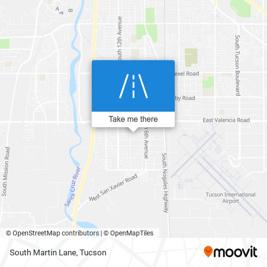 South Martin Lane map