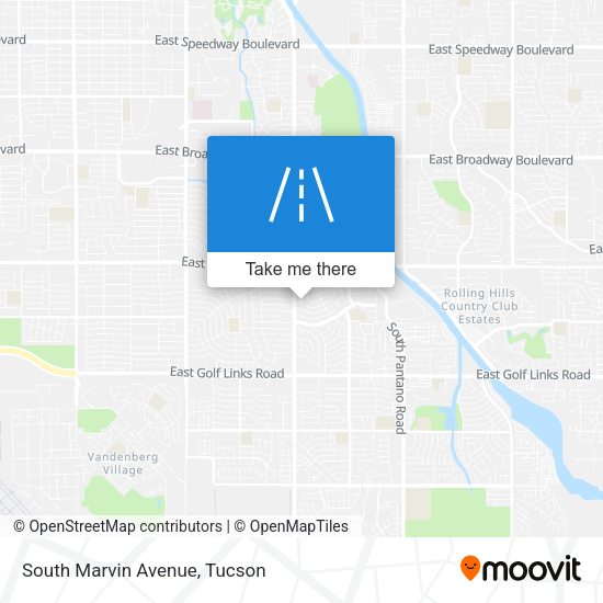 Mapa de South Marvin Avenue