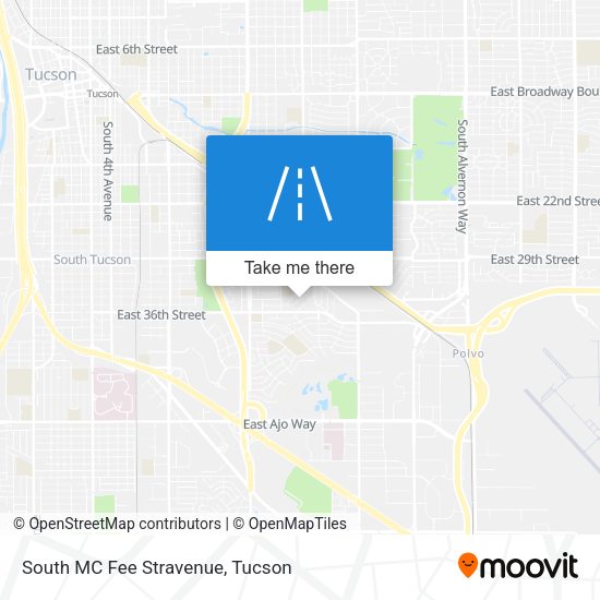 South MC Fee Stravenue map