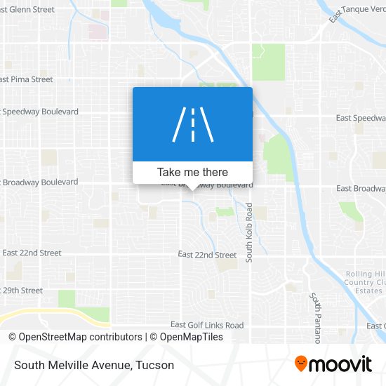 Mapa de South Melville Avenue