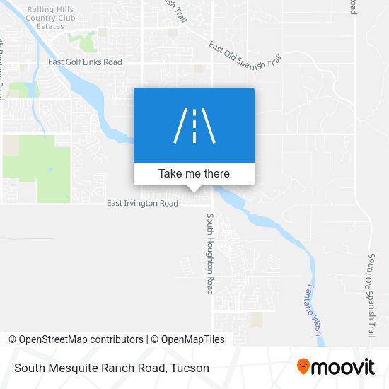 South Mesquite Ranch Road map