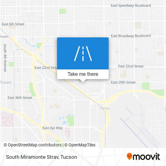 South Miramonte Strav map