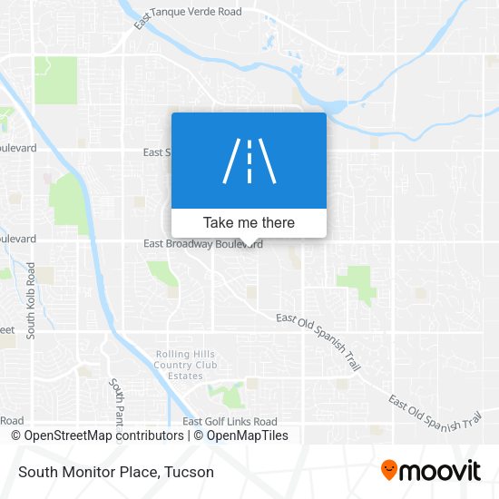 South Monitor Place map