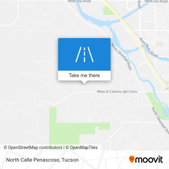 Mapa de North Calle Penascoso