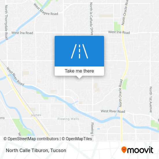 Mapa de North Calle Tiburon