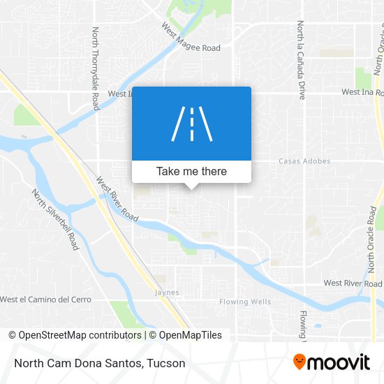 North Cam Dona Santos map
