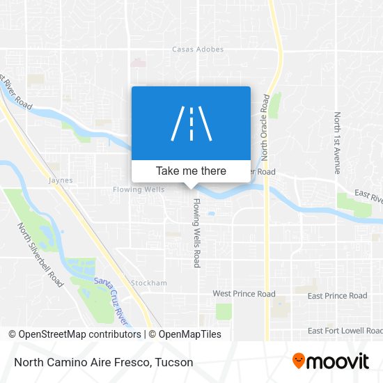 North Camino Aire Fresco map