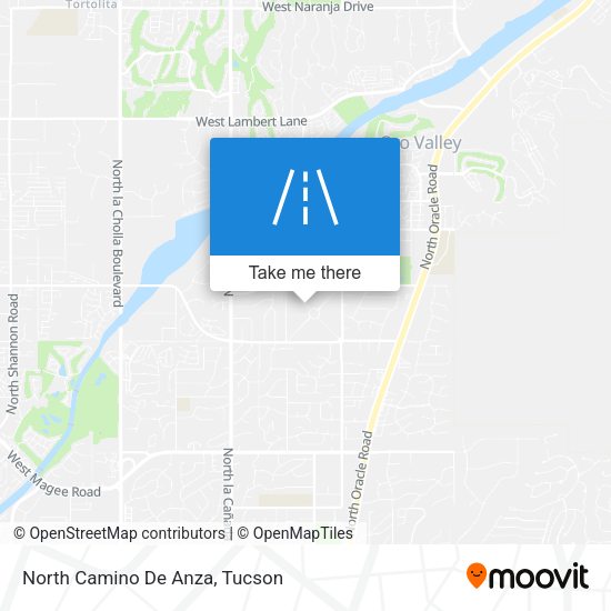 North Camino De Anza map