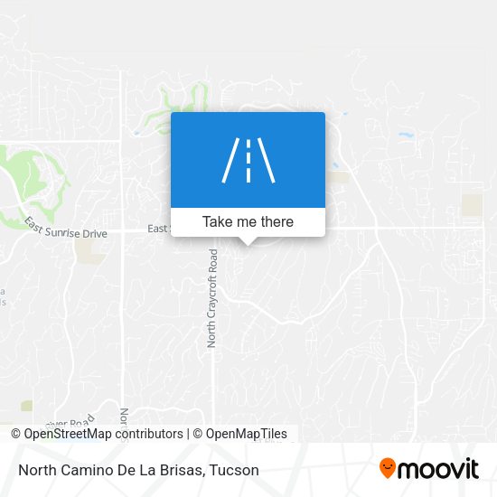 North Camino De La Brisas map