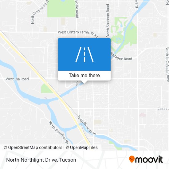 North Northlight Drive map