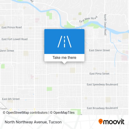 Mapa de North Northway Avenue