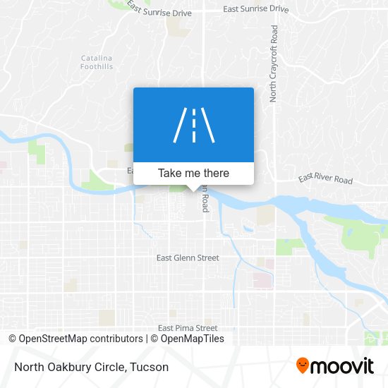 North Oakbury Circle map