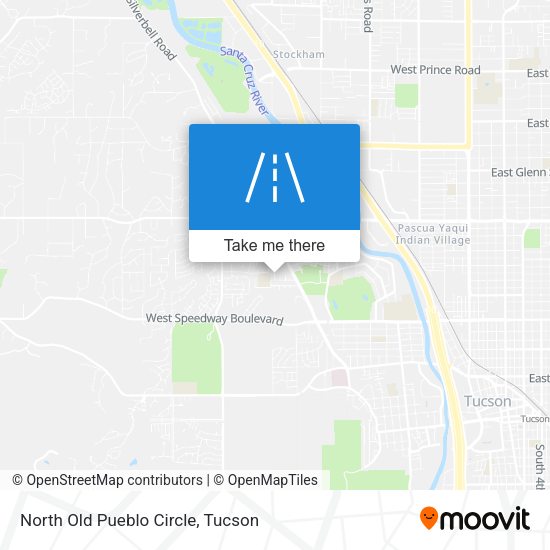North Old Pueblo Circle map