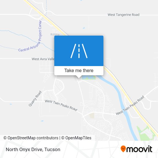 Mapa de North Onyx Drive