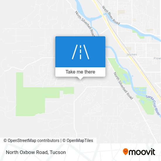 North Oxbow Road map