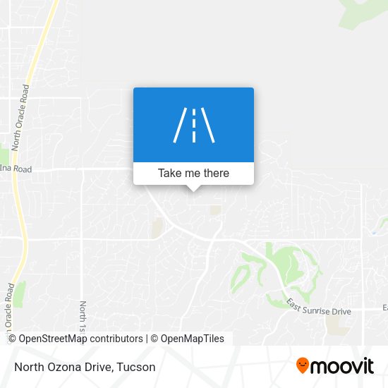Mapa de North Ozona Drive