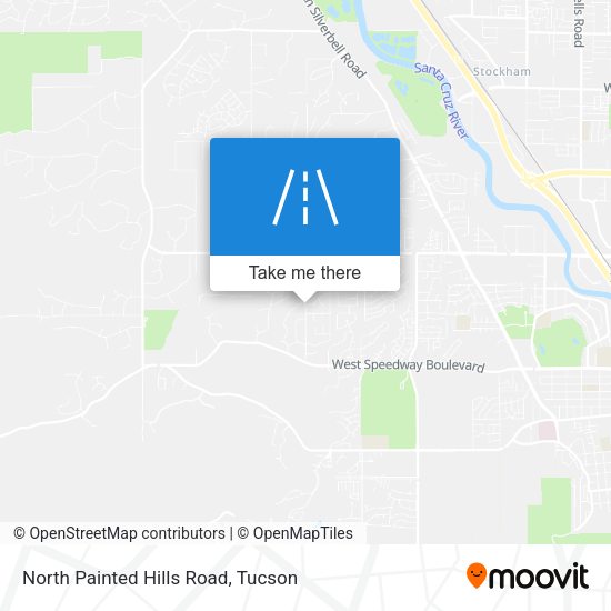 Mapa de North Painted Hills Road
