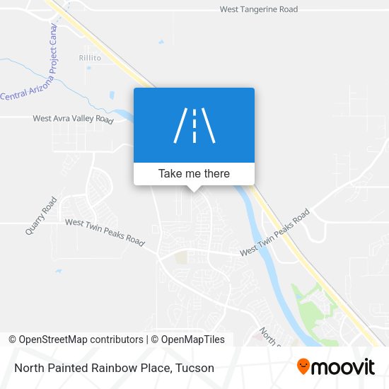 Mapa de North Painted Rainbow Place