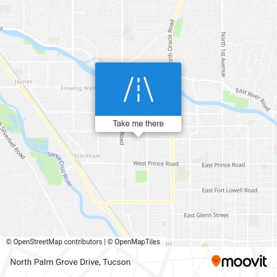 North Palm Grove Drive map