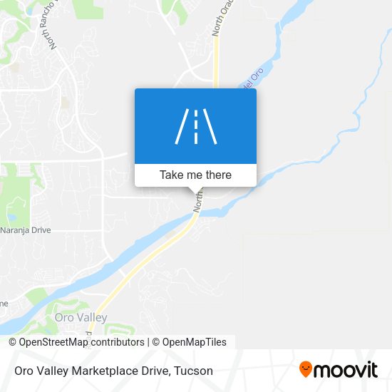 Mapa de Oro Valley Marketplace Drive