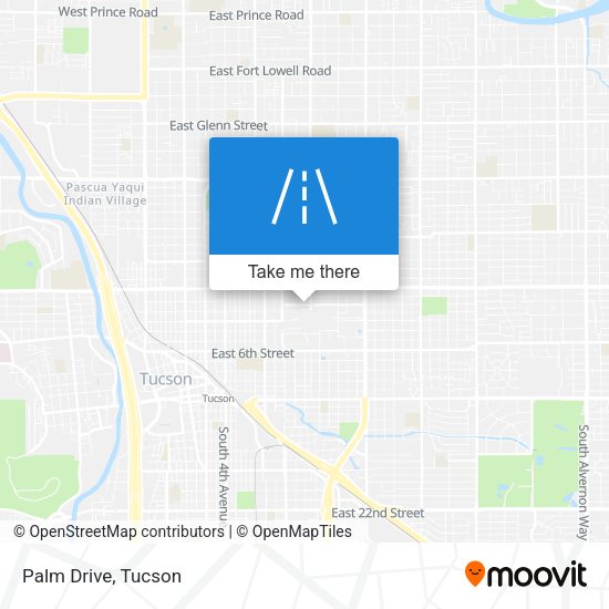 Mapa de Palm Drive