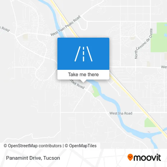 Panamint Drive map
