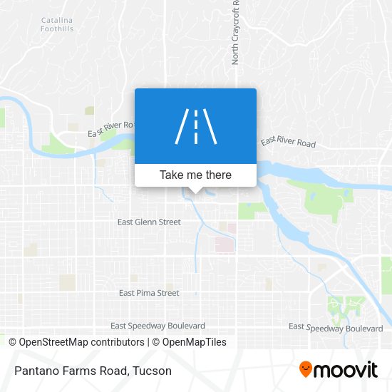 Mapa de Pantano Farms Road