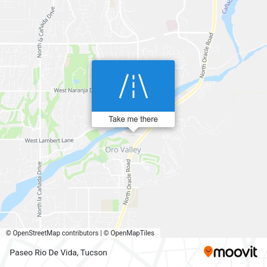 Mapa de Paseo Rio De Vida