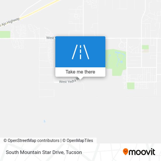 South Mountain Star Drive map