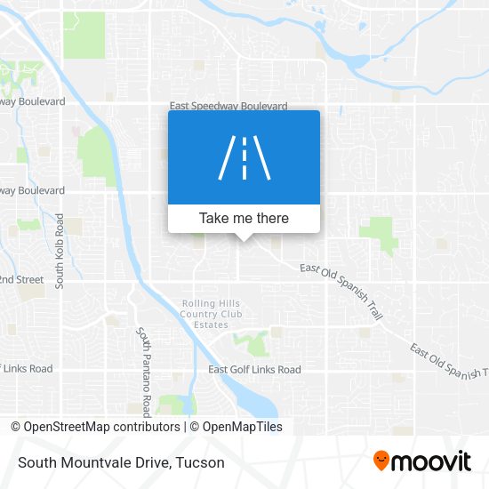 South Mountvale Drive map