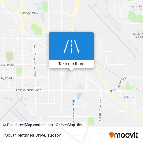 South Natanes Drive map