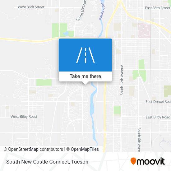 South New Castle Connect map