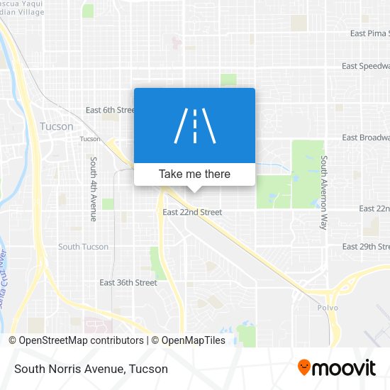 South Norris Avenue map