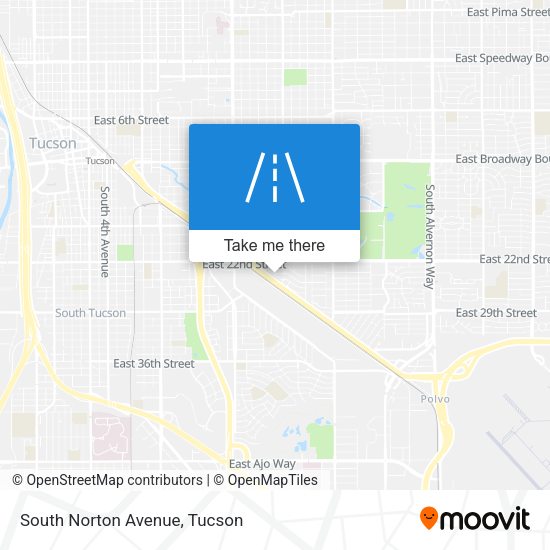 Mapa de South Norton Avenue