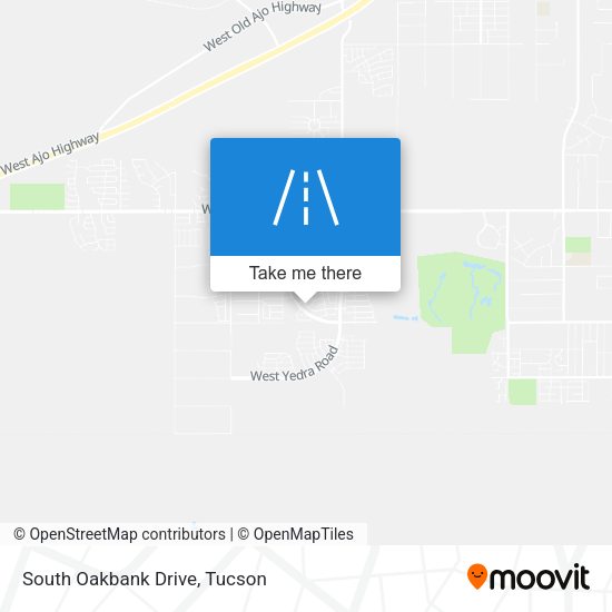 South Oakbank Drive map