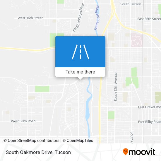 Mapa de South Oakmore Drive